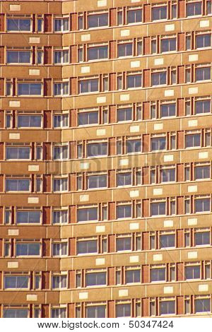 Close Abstruct View Of A Hi-rise Building