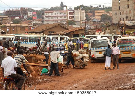 Side Street Life Of Kampala