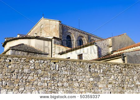 Porec - Old Adriatic Town In Croatia, Istria Region. Popular Touristic Destination.
