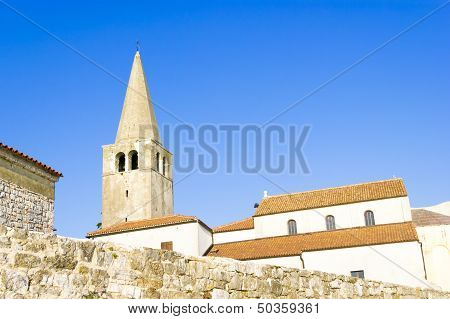 Porec - Old Adriatic Town In Croatia, Istria Region. Popular Touristic Destination.