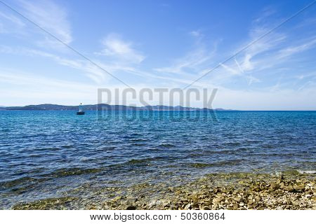Coastline Near Seget Vranjica, Croatia