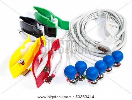 ECG Electrodes And Cable