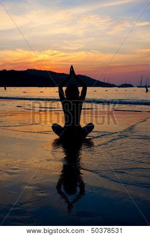 Silhouette of a woman