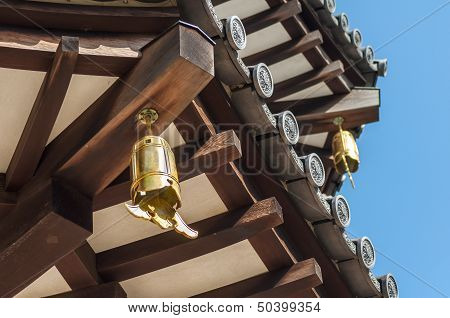 Close-up View Of Japanese Pagoda Roof