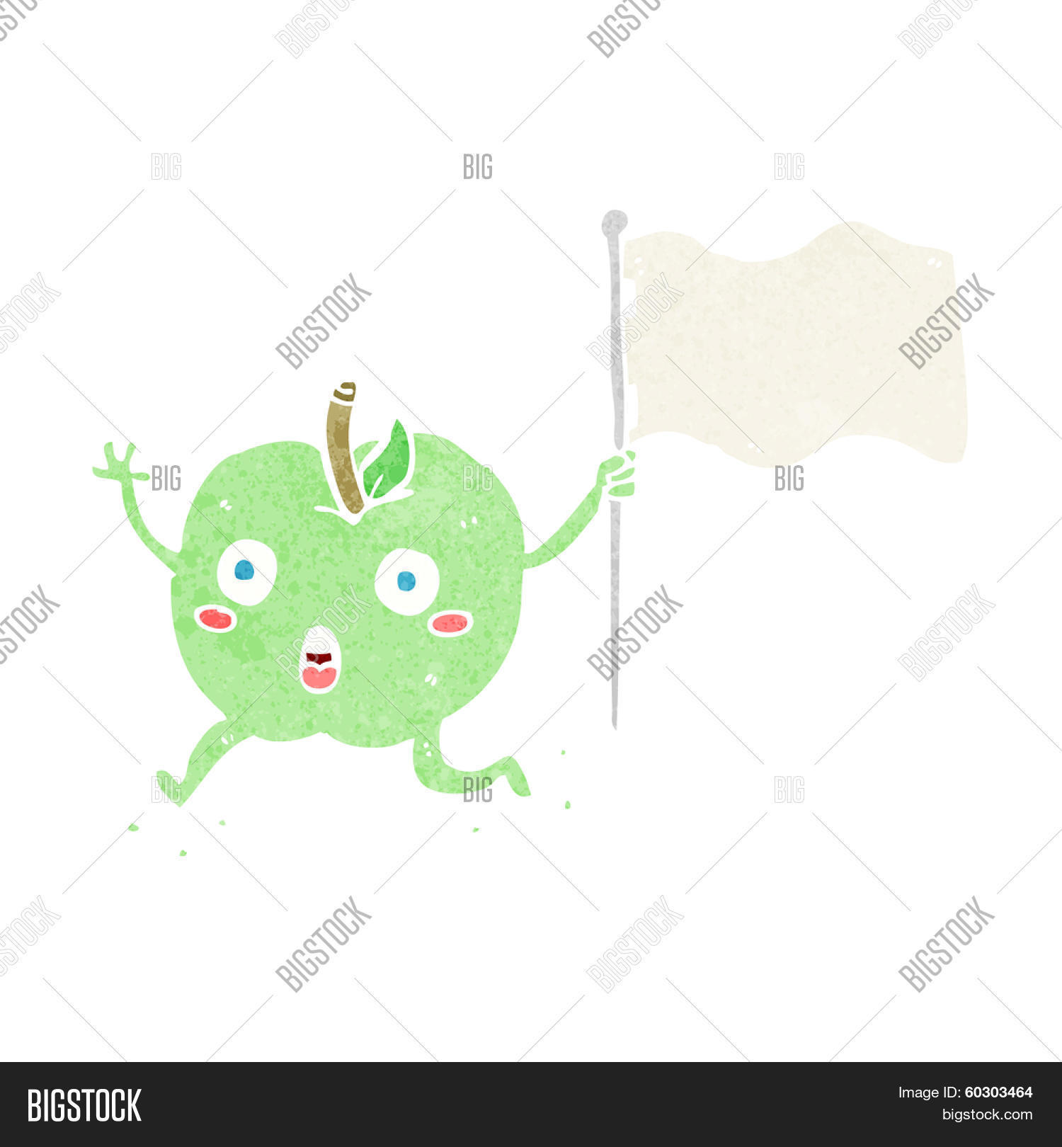 Cartoon Funny Apple Vector & Photo (Free Trial) Bigstock