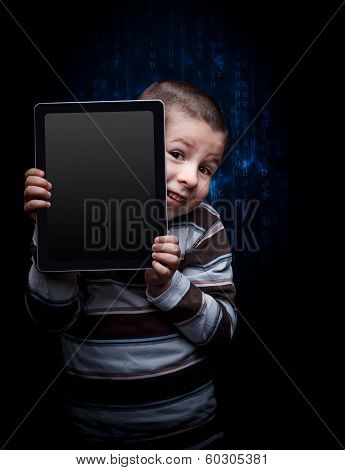 Kid With Tablet