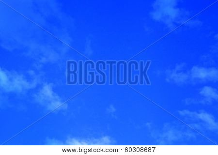 blue sky with clouds