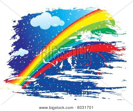 sfondo arcobaleno