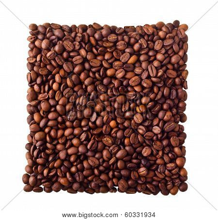 Square from Coffe beans