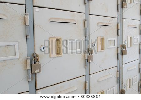 Rusted Old Lockers