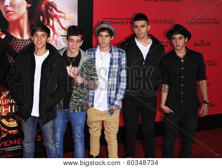 LOS ANGELES - NOV 18:  The Janoskians arrives to the 