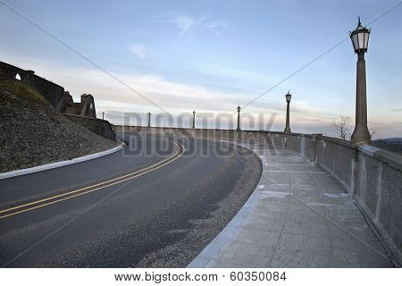 Old Columbia Highway At Crown Point