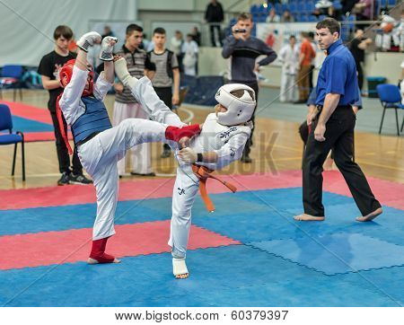 Competition On Kyokushinkai Karate.