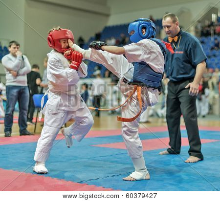 Competition On Kyokushinkai Karate.