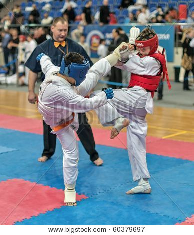 Competition On Kyokushinkai Karate.