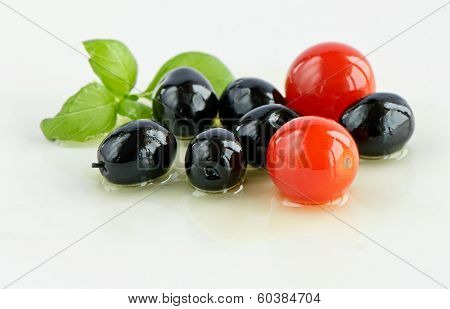 Olives And Tomatoes