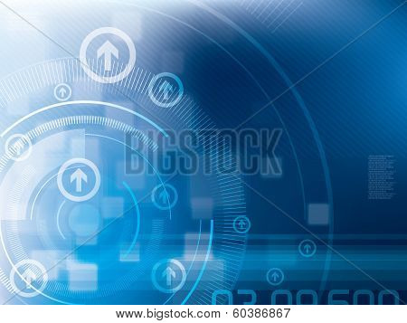 Futuristic Technology Abstract Background