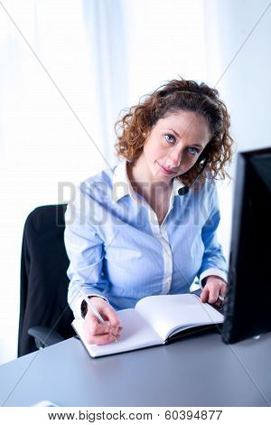 portrait of a beautiful young executive women
