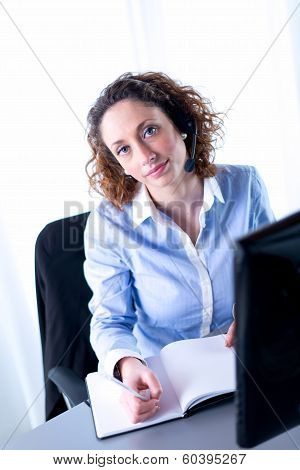 portrait of a beautiful young executive women