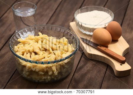 Hungarian Nokedli or Galuska