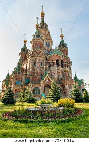 Sts Peter And Paul Cathedral, Petergof, St Petersburg, Russia