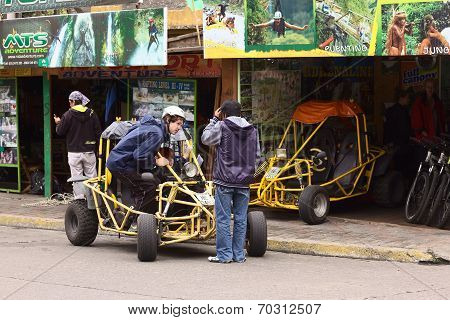 Buggy in Banos, Ecuador