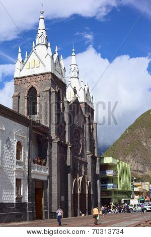 The Cathedral of Banos, Ecuador