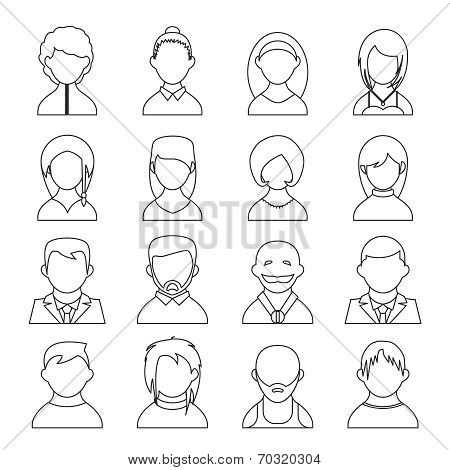 user icons