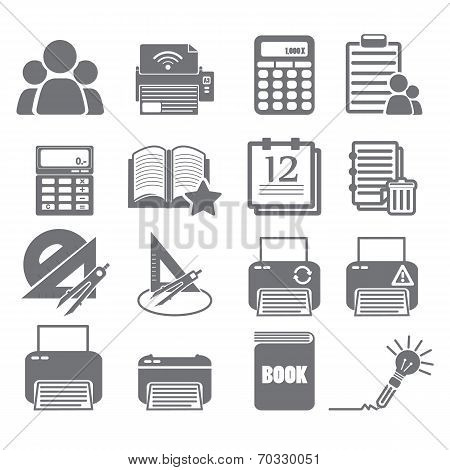 Tools Learning  Icon Set 4