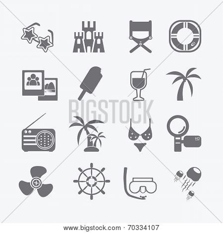 The Sea Set Of Icons