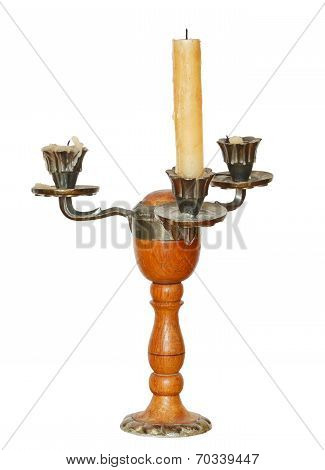Triple Candlestick With One Candle Isolated