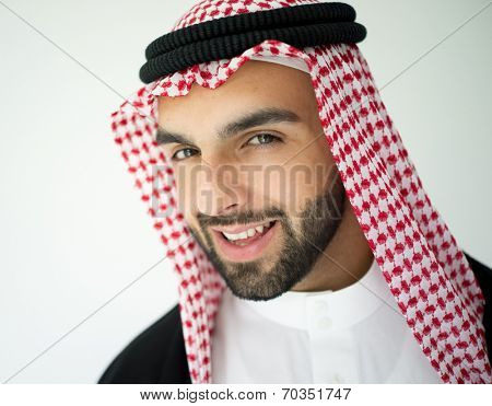 Arabic young sheikh posing