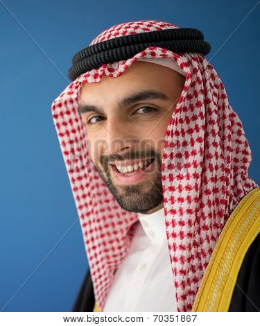 Arabic young sheikh posing