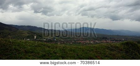 Lonea - a mountain village in Romania