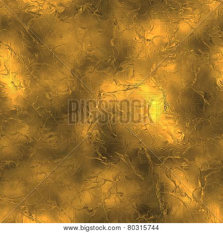 Golden Foil Seamless Texture
