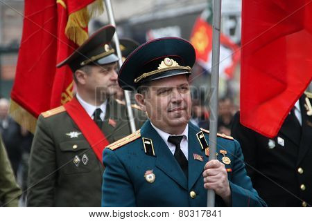 Procession Of Communists In Moscow