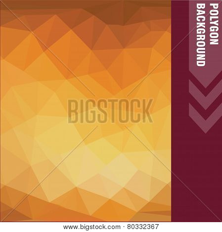 abstract polygon background - Illustration
