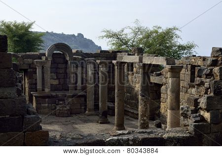 Ancient Synagogue Umm El Kanatir, Israel