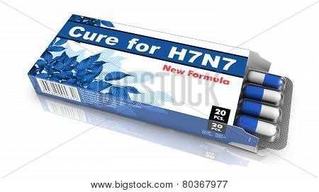 Cure For H7N7 Blue Open Blister Pack.