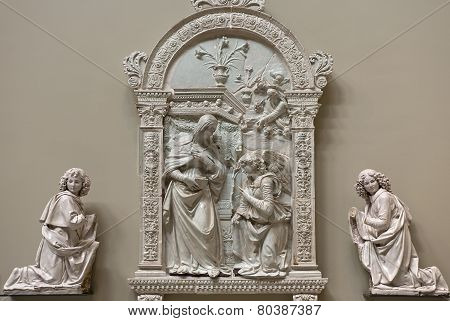 The Annunciation By Giovanni Della Robbia