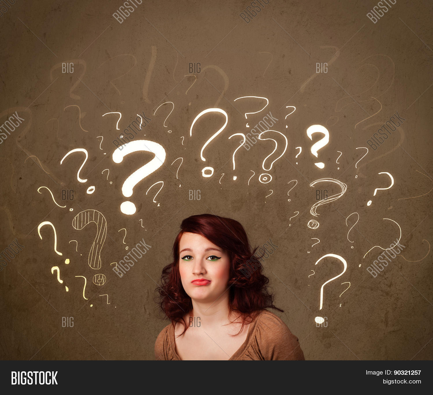 Teenage Girl Question Image & Photo (Free Trial) Bigstock