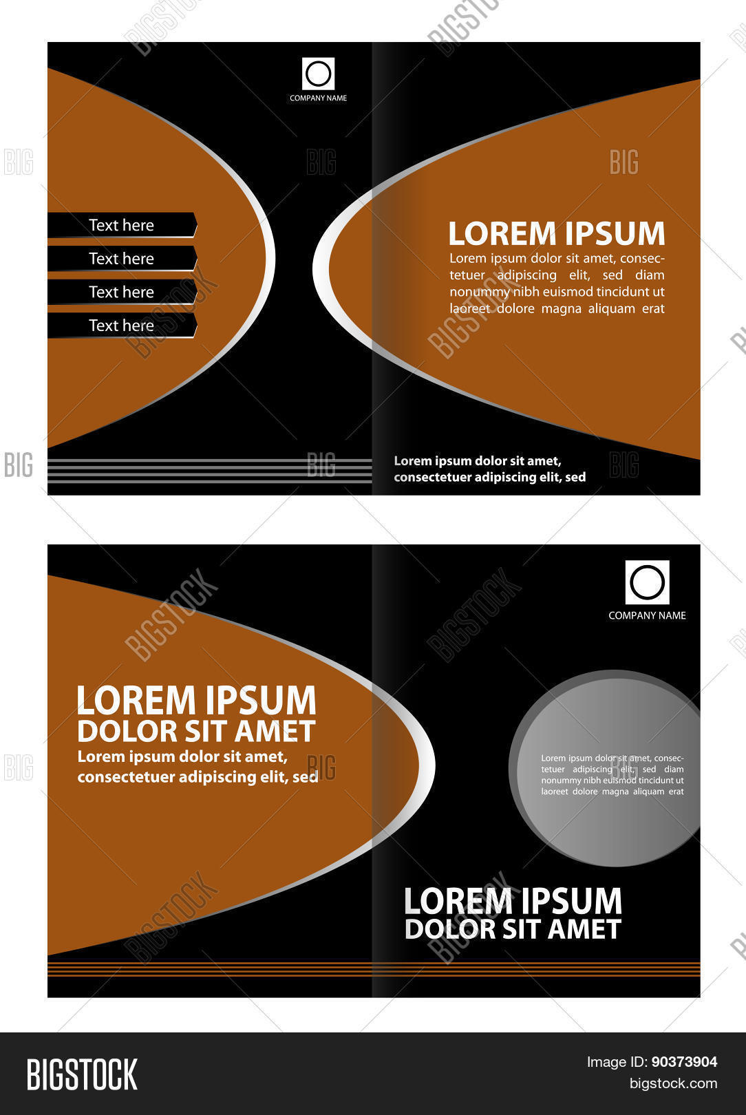 Brochure Design Vector &amp; Photo (Free Trial) | Bigstock
