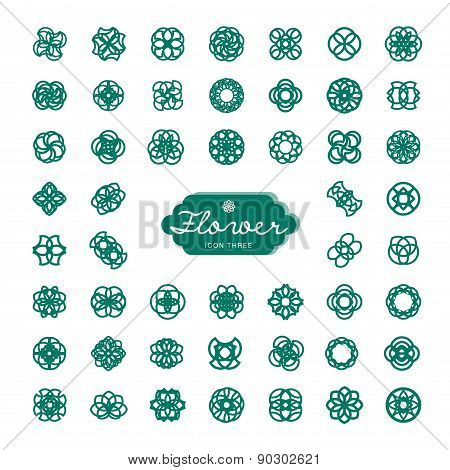 FLOWER ICON THREE