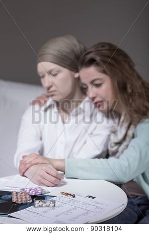 Young Businesswoman With Neoplasm