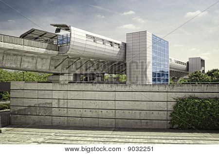 Station de DLR à Londres.