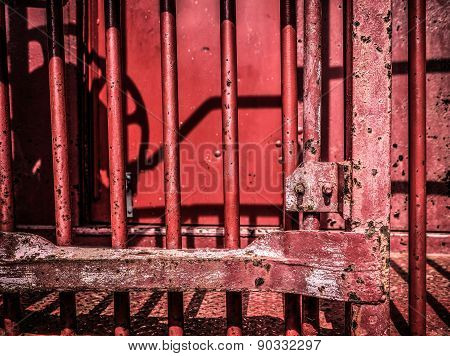 Old Red Caboose