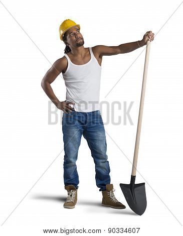 Sexy construction worker