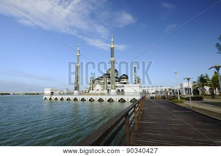 The Crystal Mosque in Terengganu, Malaysia