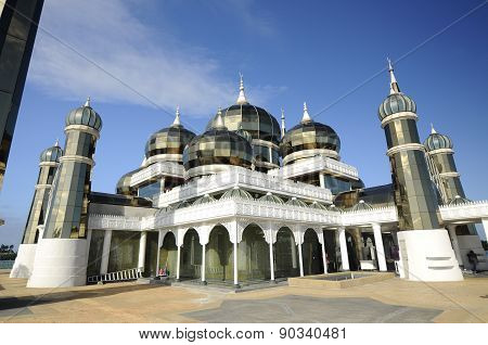 The Crystal Mosque in Terengganu, Malaysia