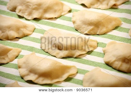Closeup polských Pierogi